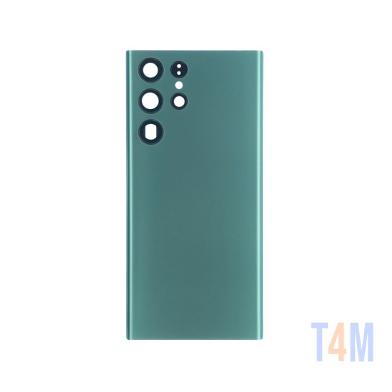 Tampa Traseira+Lente de Câmera Samsung Galaxy S22 Ultra/S908 Verde